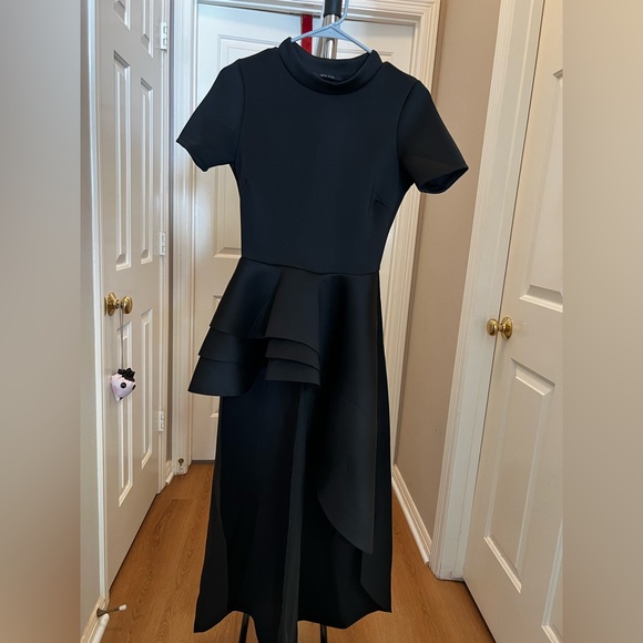 WinWin Dresses & Skirts - Black High-Low Peplum Dress